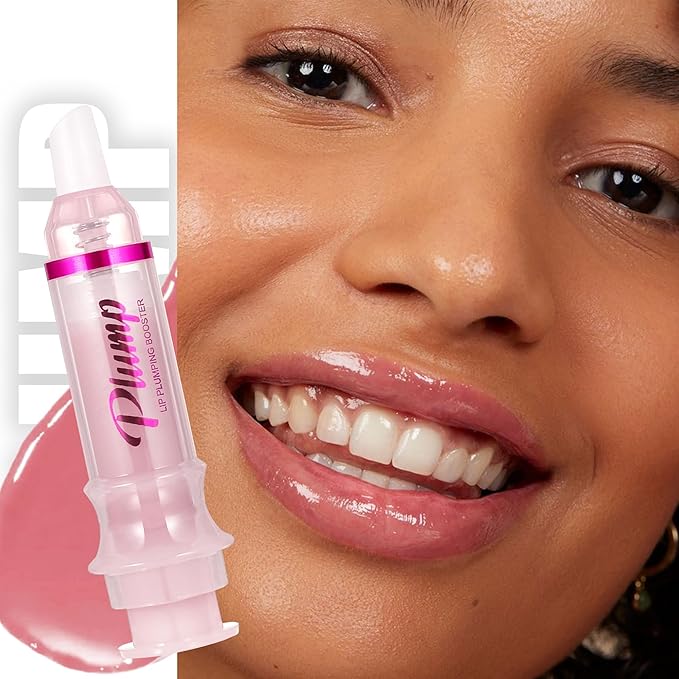 Lip Plumping Lip Gloss, High-Shine & Volumizing Lip Plumping Lip Glass Mirror Lip Glaze Lip Makeup, Long-lasting moisturizing Plump & Pout Lip Lip Gloss for Women (#04)