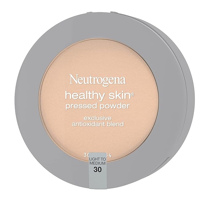 Neutrogena Healthy Skin Pressed Makeup Powder Compact with of 2) 34 oz