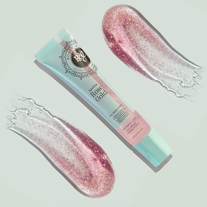 ROSÉE & CO Rosee Lip Gloss Vegan & Cruelty Free Treatment, Professional Make up, Long Lasting Glossy with Shea Butter, Moisturize, Protect & Smooth, High Shine, Non-Sticky - Set of 8-2