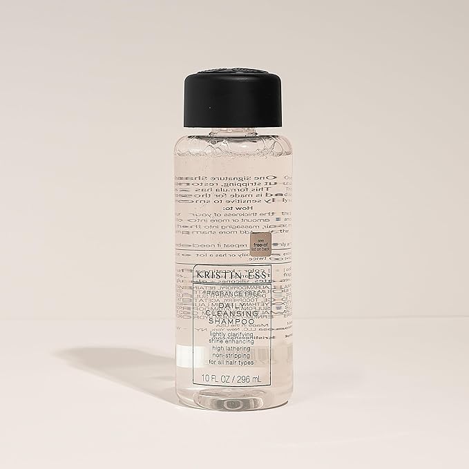 Kristin Ess Hair Fragrance Free Daily Cleansing Shampoo, Lightly Clarifying, Shine Enhancing, Vegan, Paraben, Sulfate, Phthalate and Silicone Free, Gluten Free, 10 fl. oz. - Pack of 1