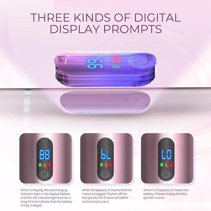 krofaue Electric Callus Remover for