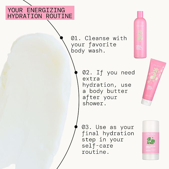 Pacifica Vanilla Butter Moisturizing Balm Stick – Solid Body Lotion for Instant Dry Skin Relief Moisture Balm, Shea Butter & Vanilla Formula Vegan & Cruelty-Free Clean Skincare 2.5 oz