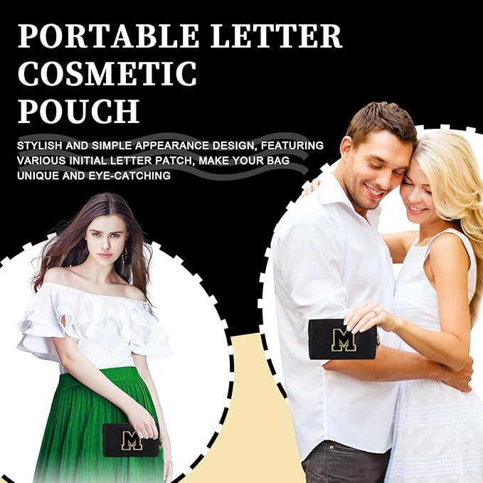 Personalized initial letter patch makeup