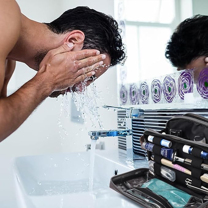 Toiletry bag for men,large mens