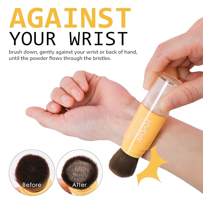 KYDA Mineral Sunscreen Setting Powder, SPF 35, Translucent, Ownest Beauty