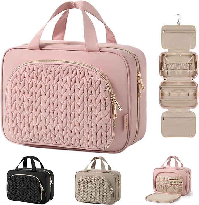 Bagsmart travel toiletry bag with