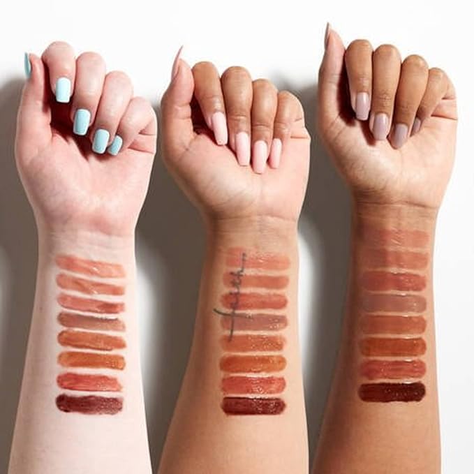 NYX PROFESSIONAL MAKEUP Butter Gloss Brown Sugar, Non-Sticky Lip Gloss - Butterscotch (Neutral Light Brown)