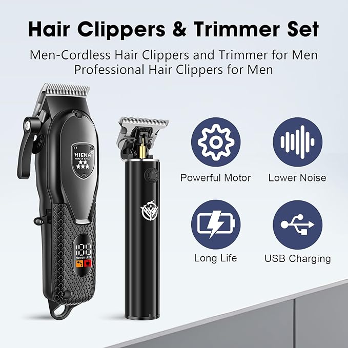 Professional Hair Clippers Set for