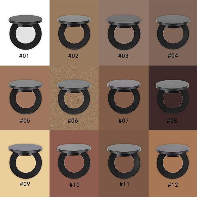 Flawless Pressed Powder, Setting Powder Makeup, Longwear Face Finish 01