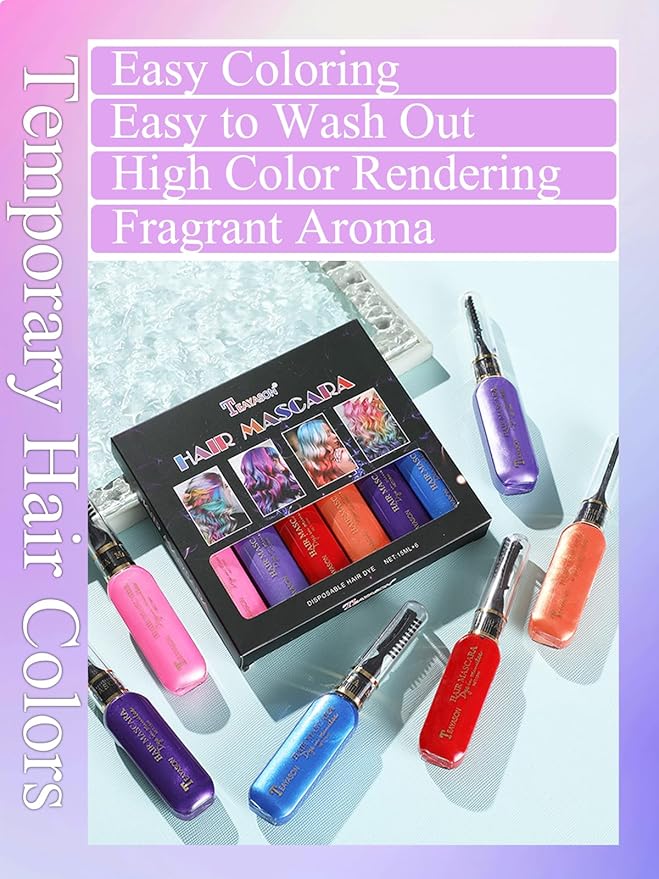 Rainbow Hair Color Chalk for