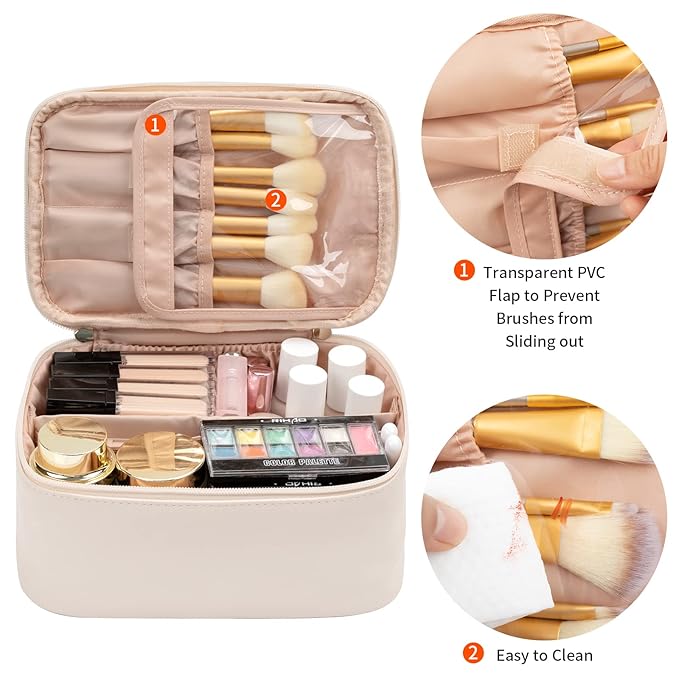 Ocheal makeup bag, portable cosmetic