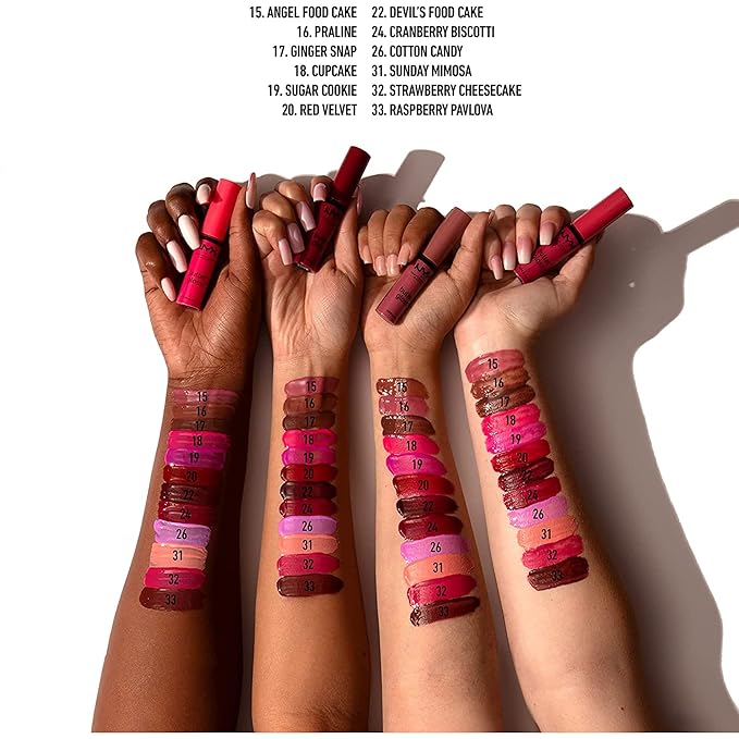 NYX PROFESSIONAL MAKEUP Butter Gloss, Non-Sticky Lip Gloss - Red Velvet (Deep Red)