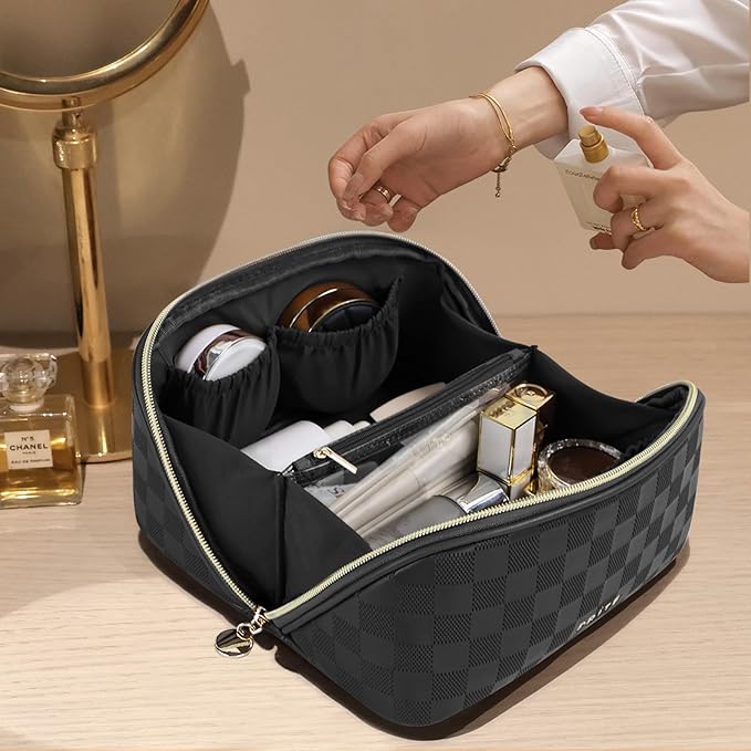 Prite travel cosmetic bag makeup