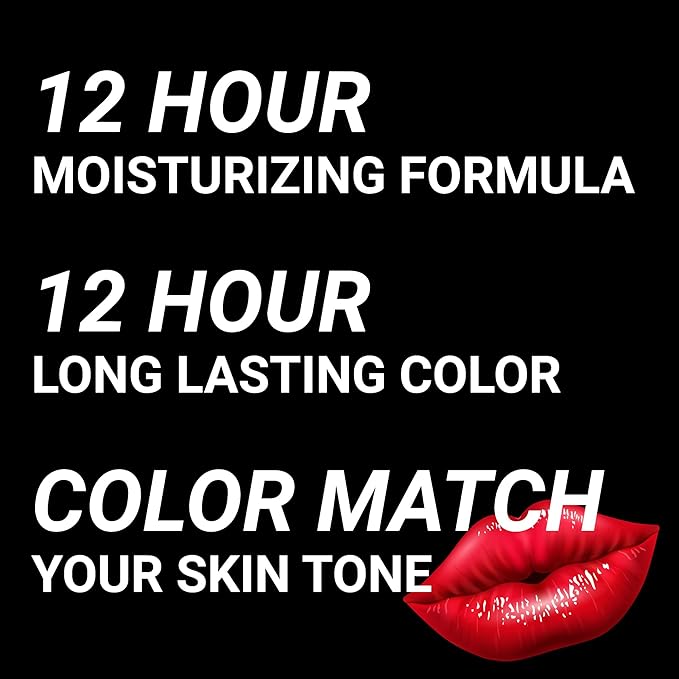 MOODmatcher original Color Changing Lipstick – 12 Hours Long-Lasting, Moisturizing, Smudge-Proof, Easy to Apply Creamy Lipstick, Glamorous Personalized Color, Premium Quality – Made in USA