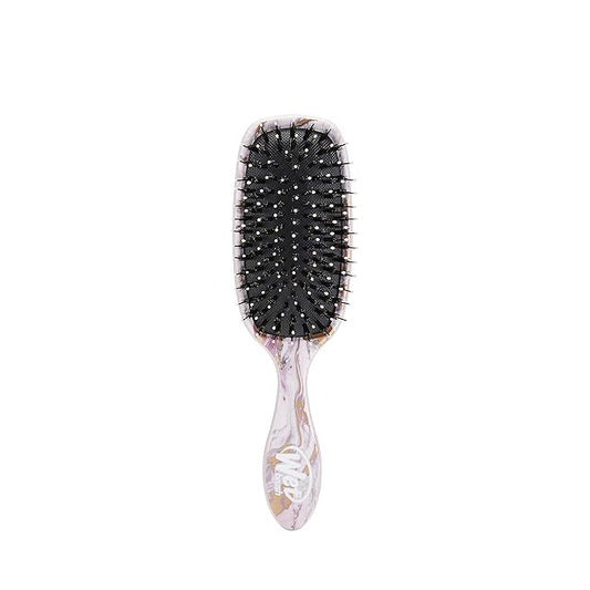 Wet Brush Marble Bronze Shine Enhancer Paddle Brush - Detangler with Ultra Soft Bristles, Infused With Natural Argan Oil, Shiny & Smooth Hair, Wet or Dry, All Hair Types