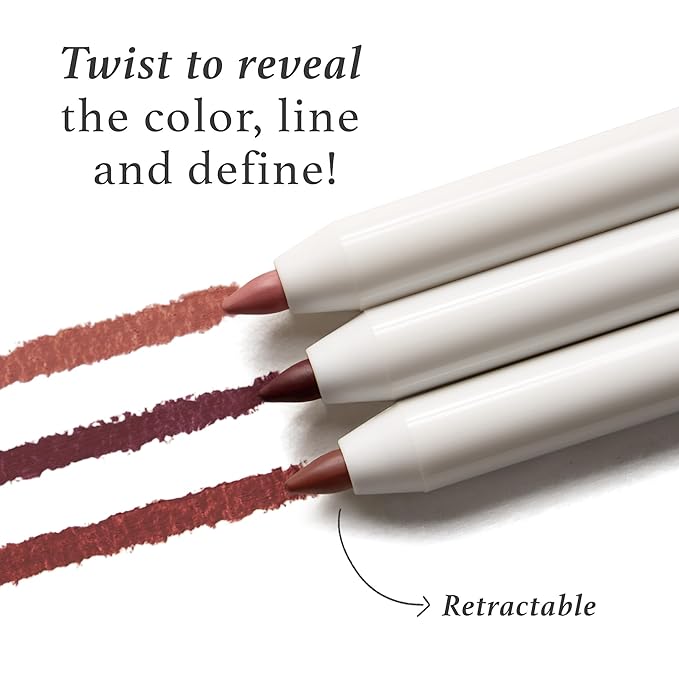 Julep With a Trace Retractable Creamy Long-Lasting Lip Liner, Rich Cocoa