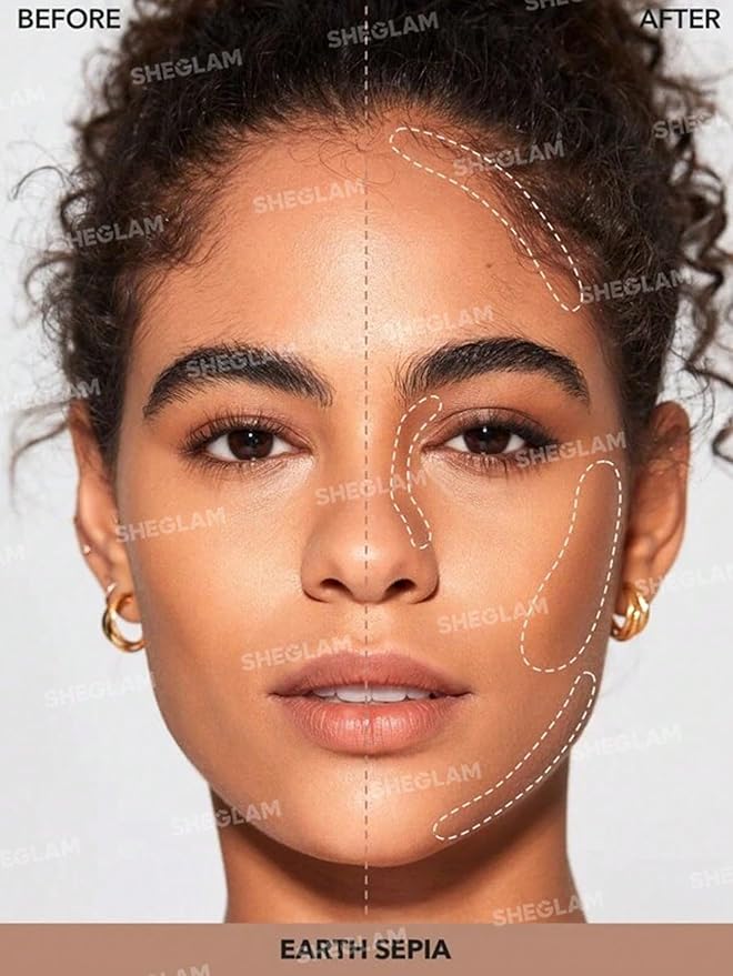 SHEGLAM Snatch 'n' Define Cream Contour Stick Long Earthy Sepia