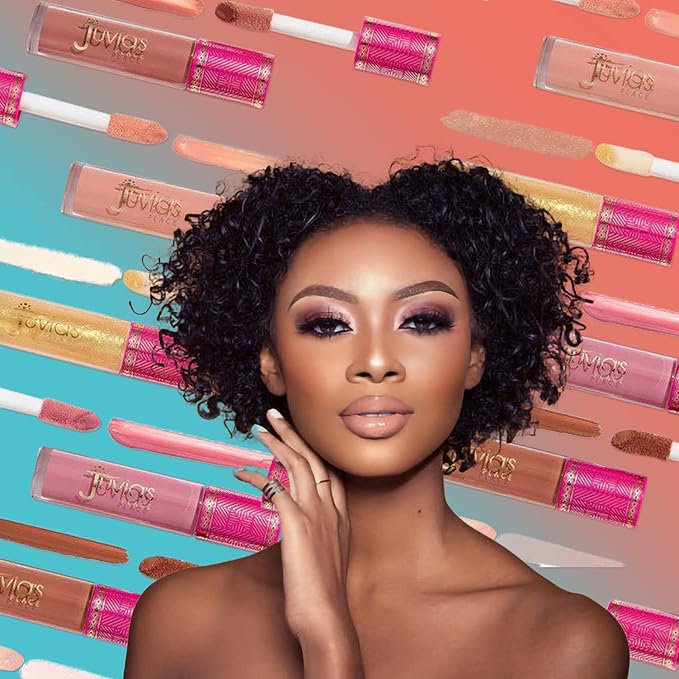 Juvia's Place, Lip Gloss Reflect Cherry Love, Red The Reds & Berries,Long Lasting Hydrating, Rich, Bright, 16 oz.