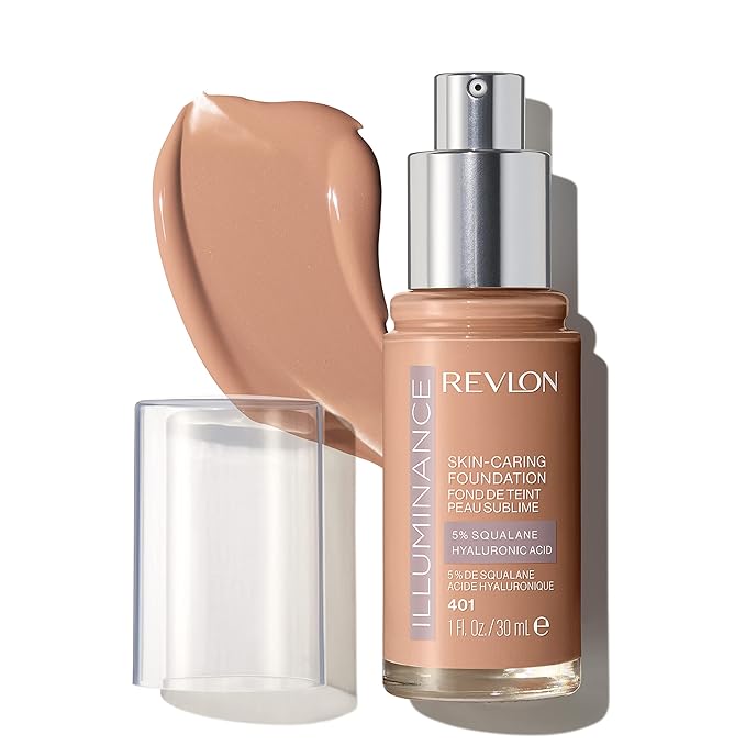 Revlon Illuminance Skin-Caring Liquid Foundation, Hyaluronic Acid, Hydrating of 1)