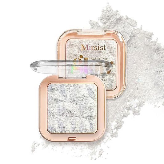 4 Colors Diamond Shimmering Powder, High Glossy Face Highlighter Eyeshadow