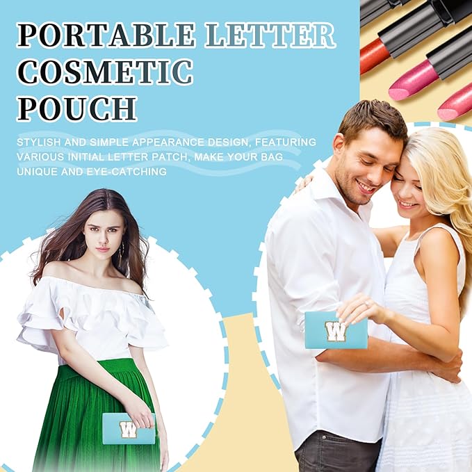 Personalized initial letter patch makeup