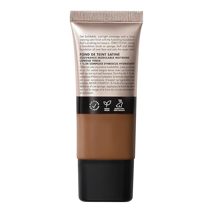 e.l.f. Soft Glam Foundation, Medium Coverage, Long-Lasting & Deep Neutral