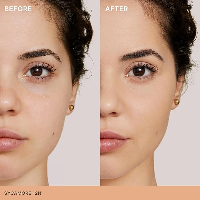 ILIA - Skin Rewind Complexion Stick - Foundation + Concealer + Skincare | Non-Toxic, Vegan, Cruelty-Free, Clean Makeup (12N - Sycamore, 0.35 oz | 10 g)