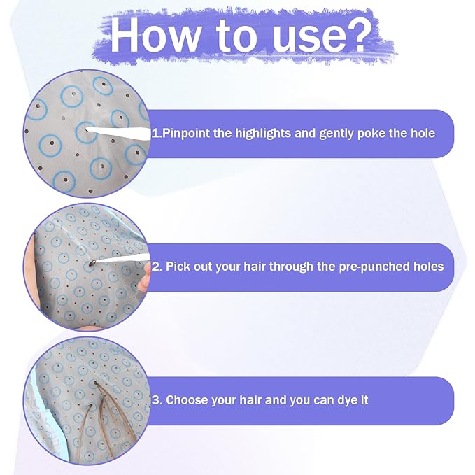 Bewudy 3 Pcs Hair Highlighting