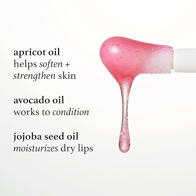 Julep So Plush Lip Oil, Hydrating Lip Treatment, Sheer Color & High-Shine Finish, Infused With Jojoba Oils, Apricot and Avocado, Vegan & Cruelty-free, Hot Pink