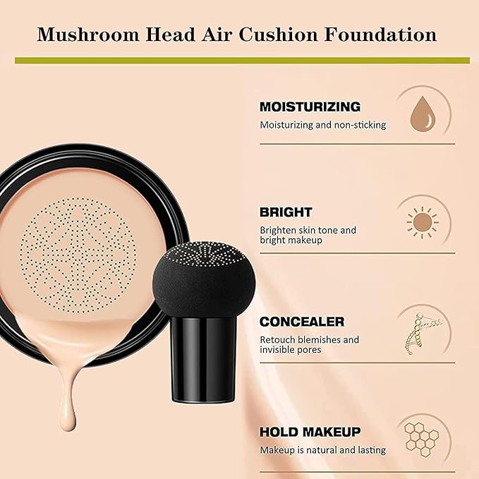 Beauty Glazed Mushroom Head Air Cushion CC Cream