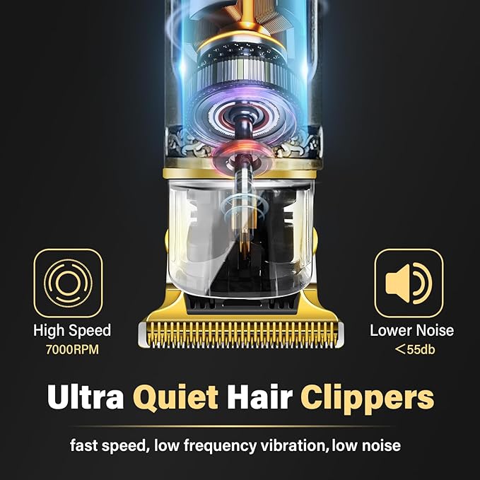 Professional Hair Clippers with LCD