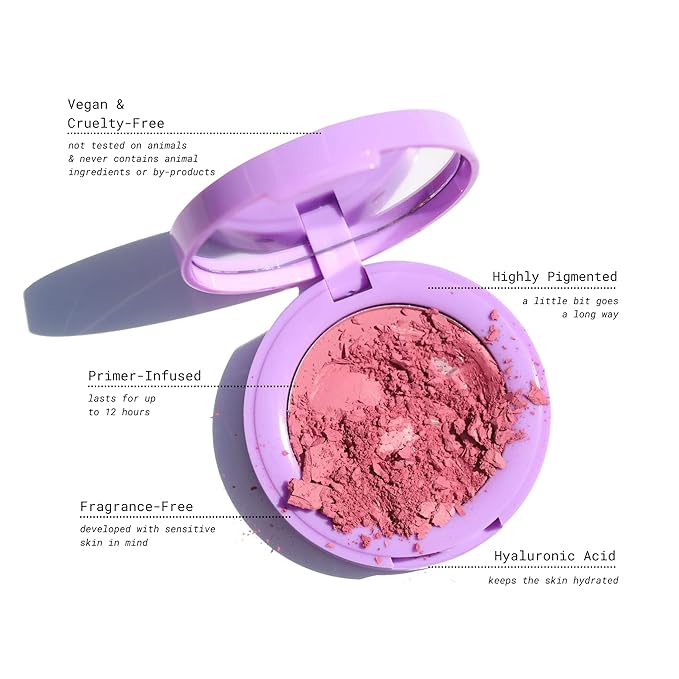 Half Caked In Bloom Powder Blush | vegan 3. (Bunny) 8g
