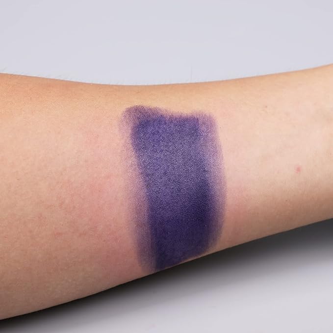 ISMINE Single Eyeshadow Powder Palette, Matte Purple, High Pigment, Longwear Single Eye Makeup for Day & Night
