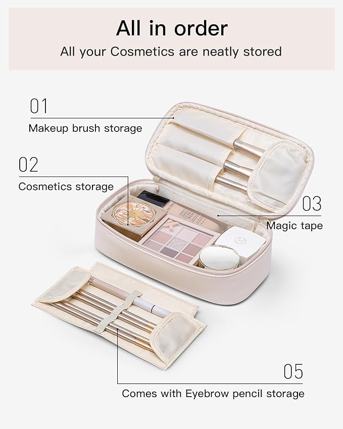 Vlando travel makeup bag,small travel
