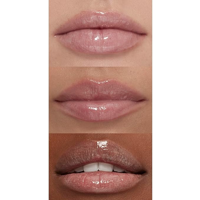 e.l.f. Lip Plumping Gloss, High-Shine Sheer Color, Hydrates & Creates Fuller Lips With Vitamin E, Vegan & Cruelty-Free, Pink Cosmo
