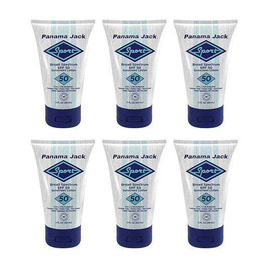 Sport Sunscreen Lotion - SPF 50, Broad Spectrum UVA/UVB Protection, Non-Greasy, PABA, Paraben, Gluten & Cruelty Free, Water Resistant (80 Minutes), 3 FL OZ