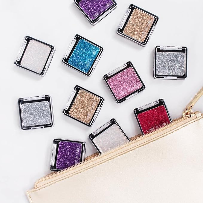 wet n wild Color Icon Eyeshadow Glitter - Ultra-Pigmented, Vitamin E Infused for a Silky-Smooth Moisturizing Application, Cruelty-Free & Vegan - Karma