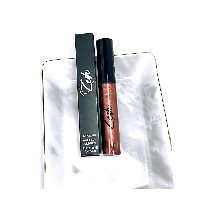 Zesh Cocoa Shine Lip Gloss - Enriched with antioxidant vitamin E and natural vanillin extract, 7g, Made in Canada