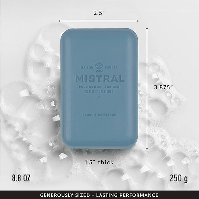 Mistral Bar Soap, Cedarwood Marine, Large