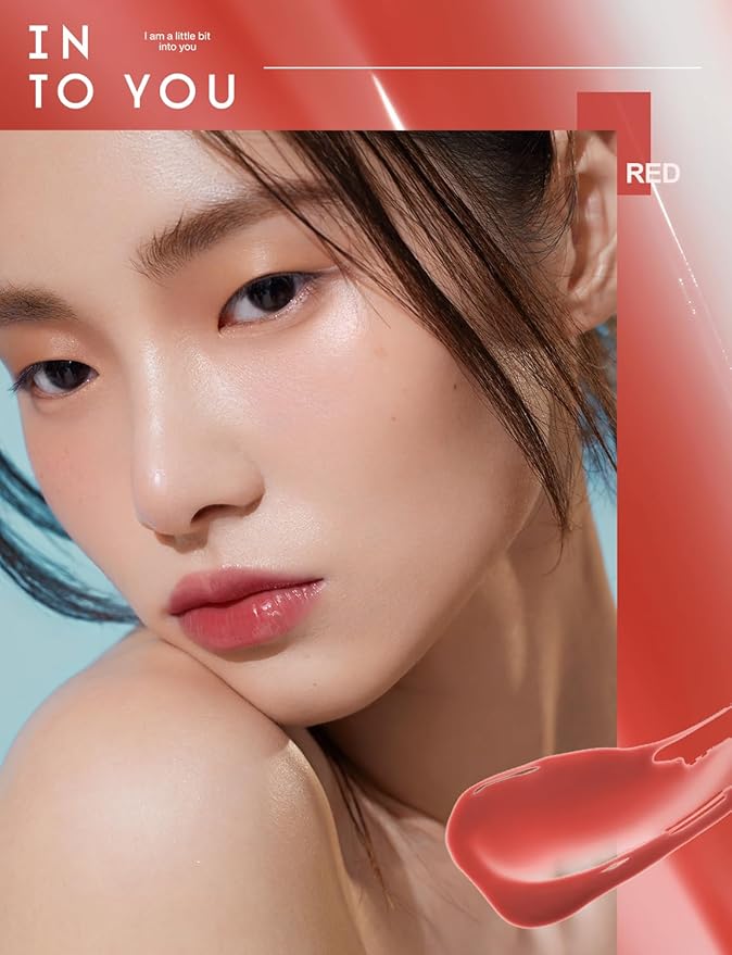 INTO YOU Lip Gloss Coco Liquid Moisturizing Lipstick Long Lasting Lip Stick Lip Stain Makeup Glitter Shine Non-sticky Lipstick for Women (CC04)