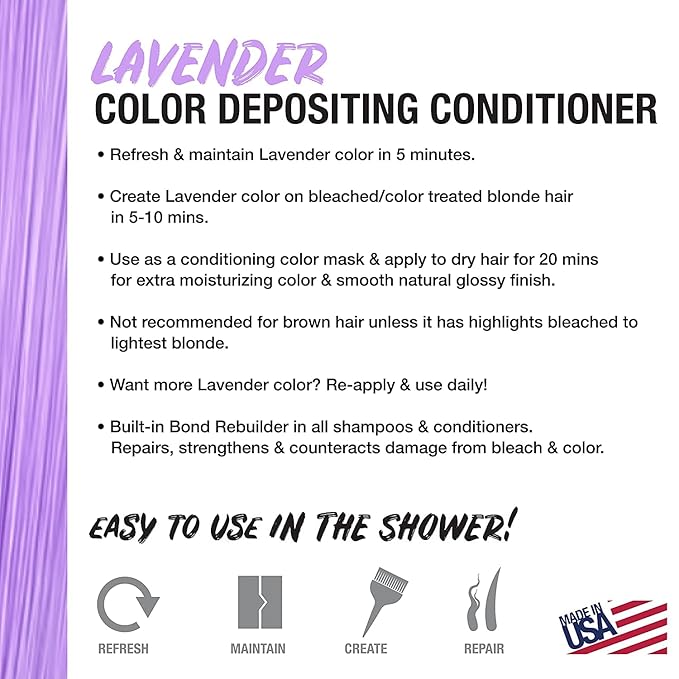 Lavender Color Depositing Conditioner -