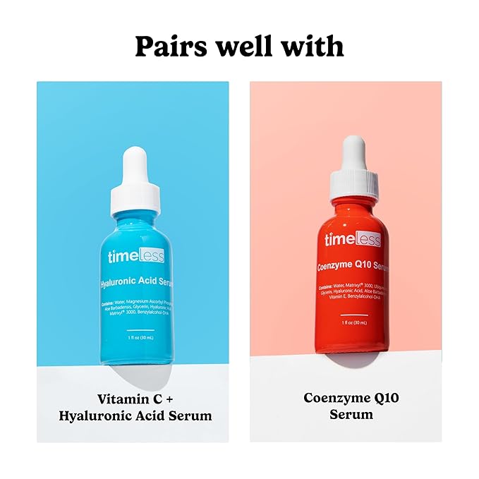 Timeless Skin Care Squalane Oil 100% Pure - Plant-Based Face Oil - Fragrance-Free - For Dry Skin - Moisturizing - 1 oz