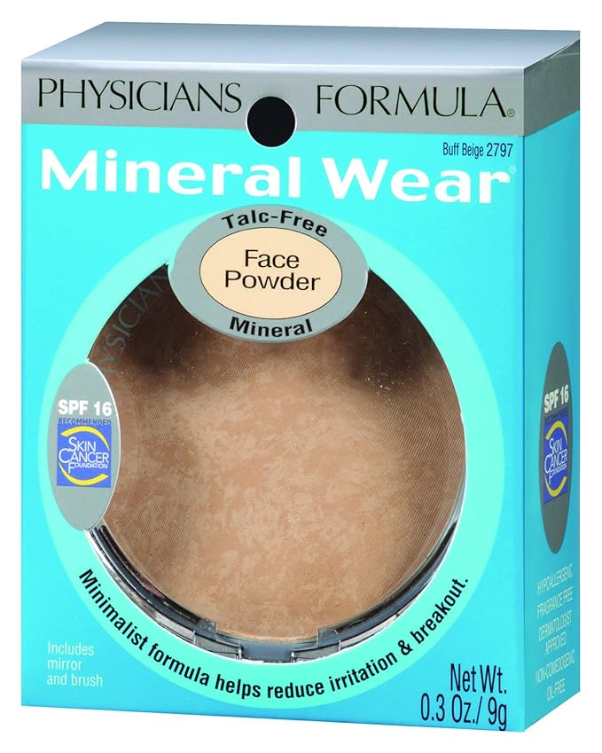 Physicians Formula Mineral Wear Talc-Free Mineral Face Powder Clinicially Tested