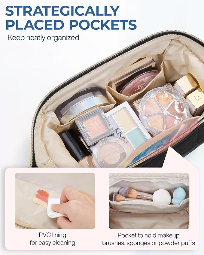 Bagsmart makeup bag travel toiletry