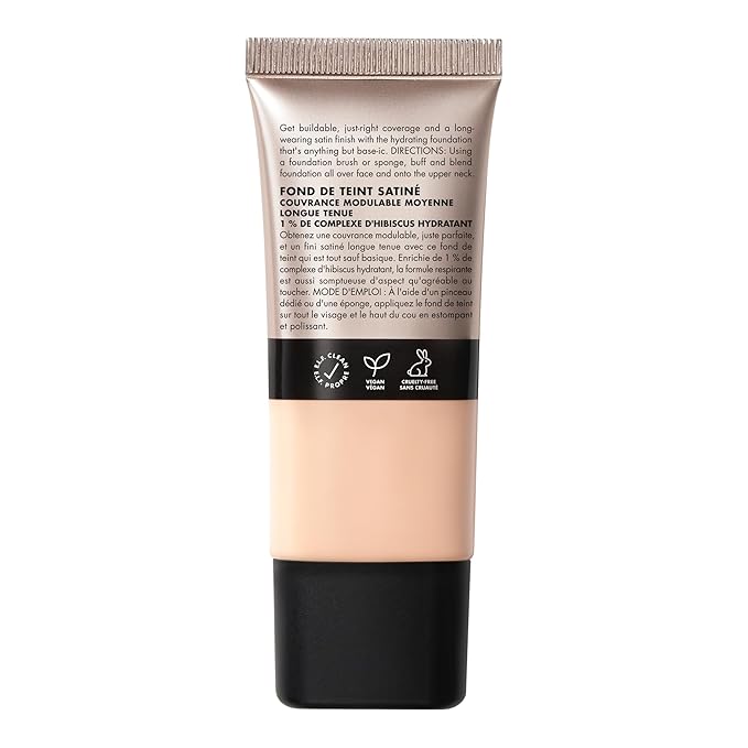 e.l.f. Soft Glam Foundation, Medium Coverage, Long-Lasting & Fair Cool