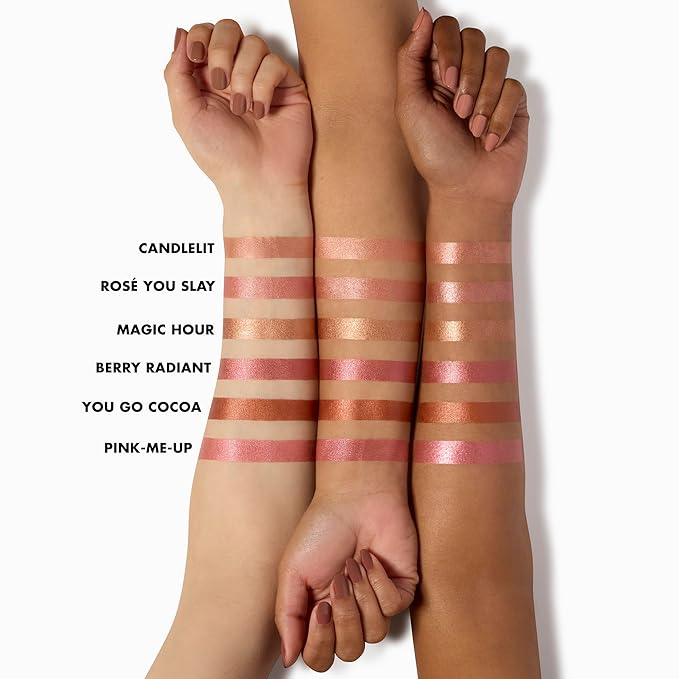 e.l.f. Halo Glow Blush Beauty Wand, Liquid Blush Cruelty-free, Candlelit