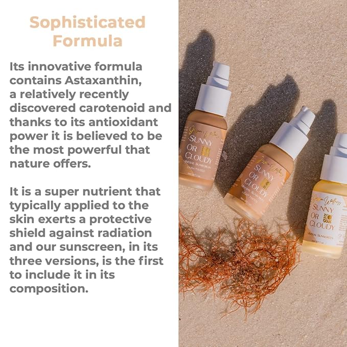 Jessica Wellness Mineral Sunscreen + Hydrating Serum with Broad Spectrum SPF 30 & Antioxidants, Oil-Free, Fragrance Free, Non-Nano Zinc Oxide. 1 oz (Clear)