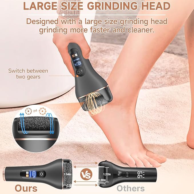Electric callus remover for feet,rechargeable