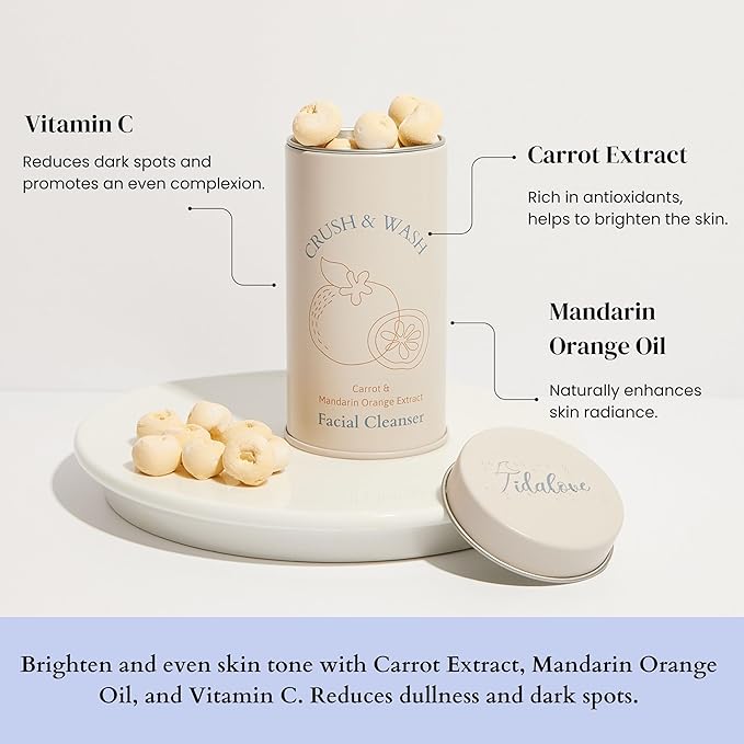 3-in-1 Solid Facial Cleanser, Exfoliator, and Wash-off Mask