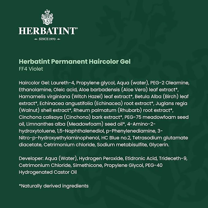Herbatint Permanent Haircolor Gel, FF4